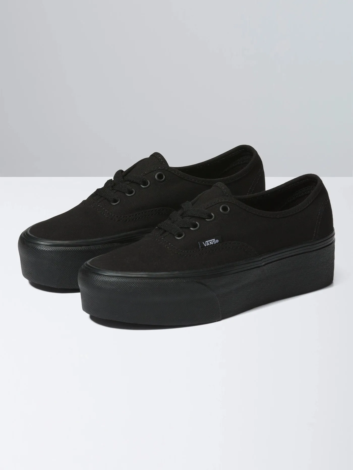 Authentic Stackform Black/Black Shoes