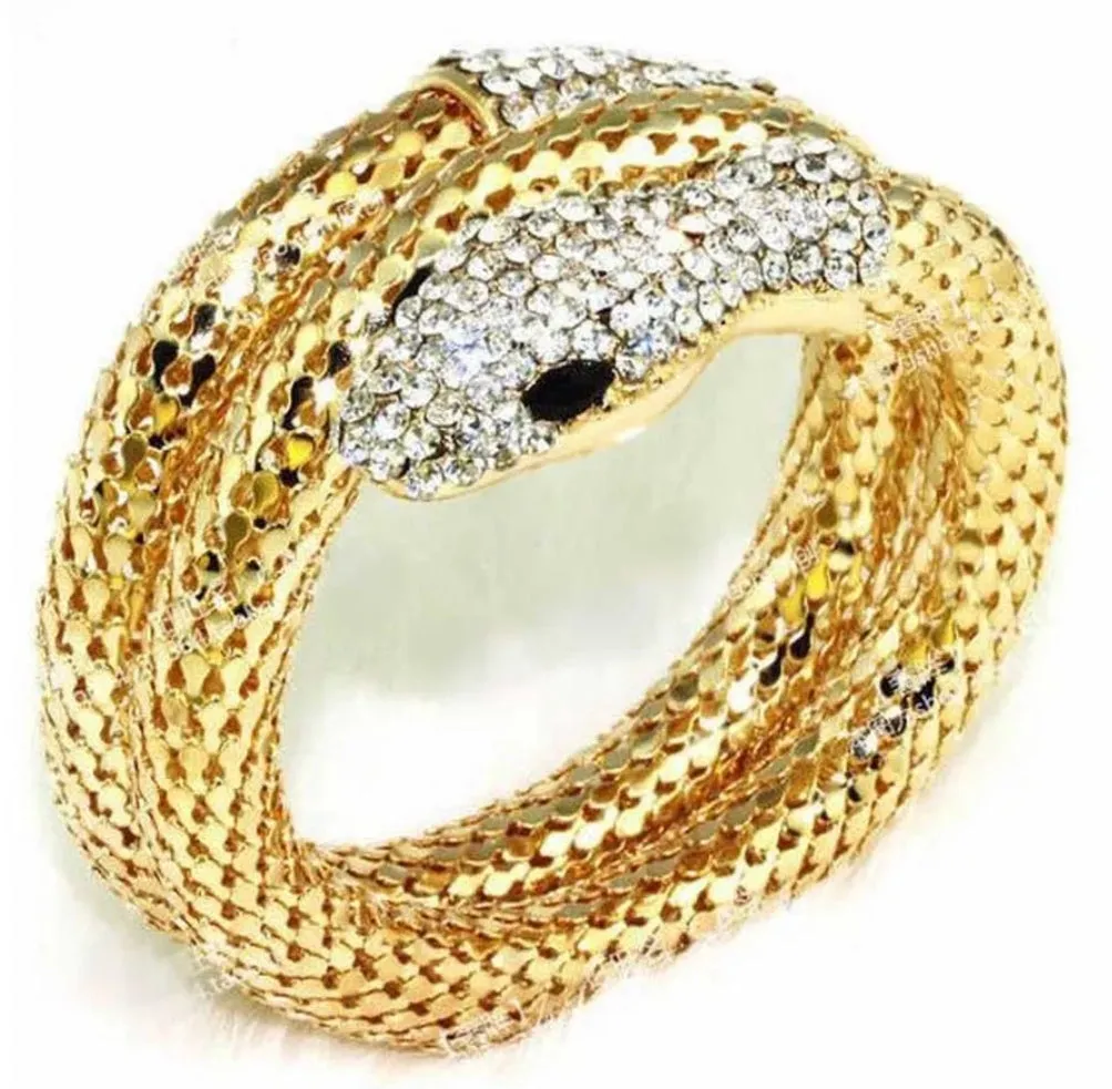 Baroque Style Snake Bracelet
