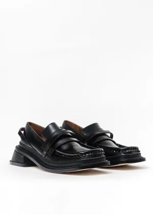 Black Platform Loafers