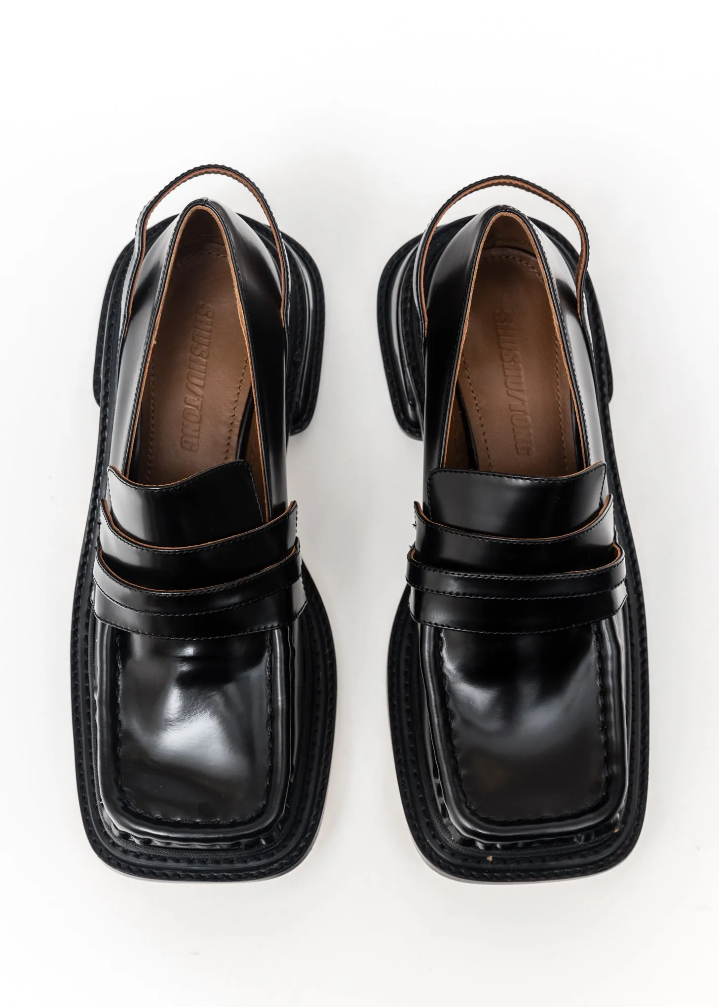 Black Platform Loafers