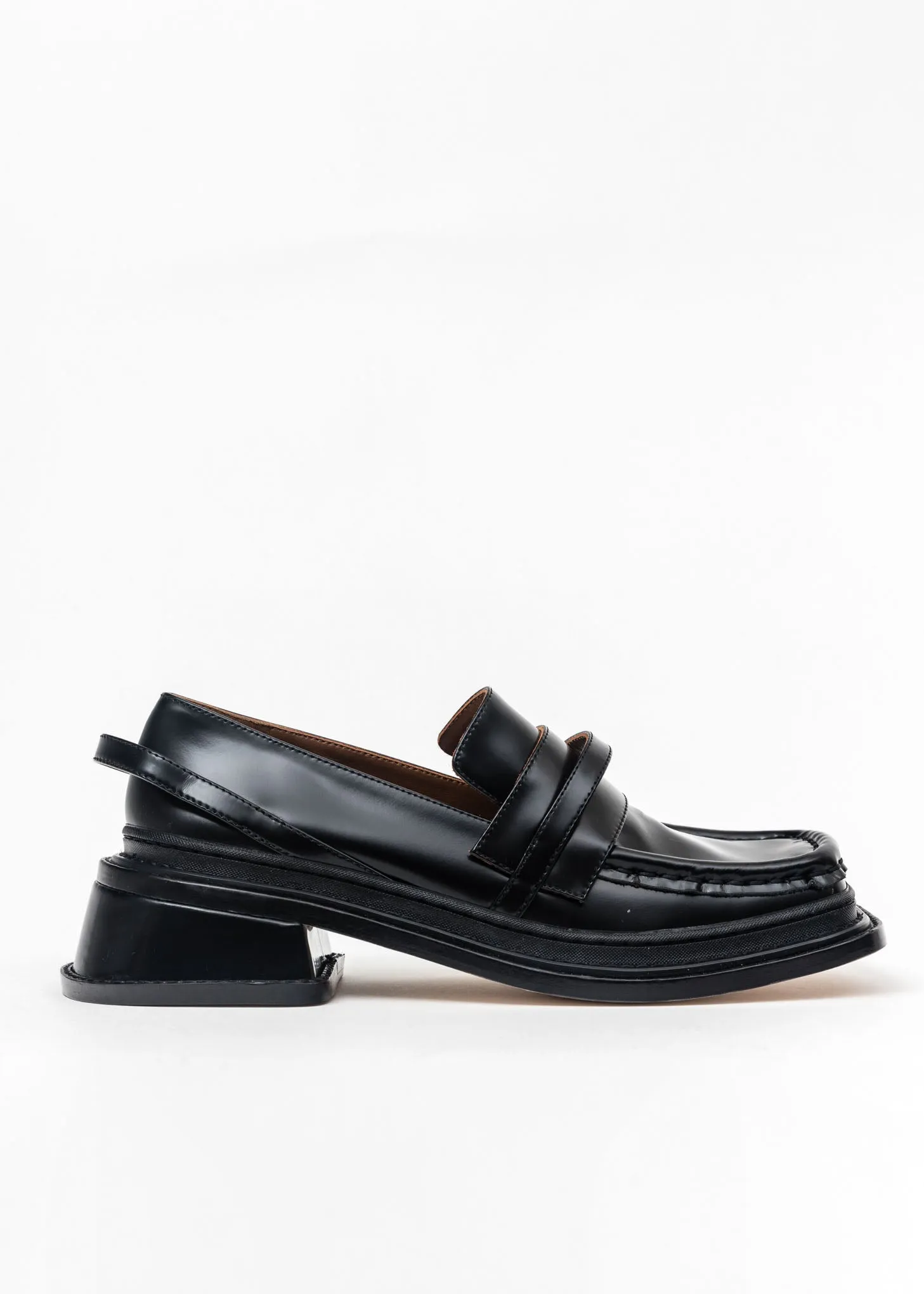 Black Platform Loafers