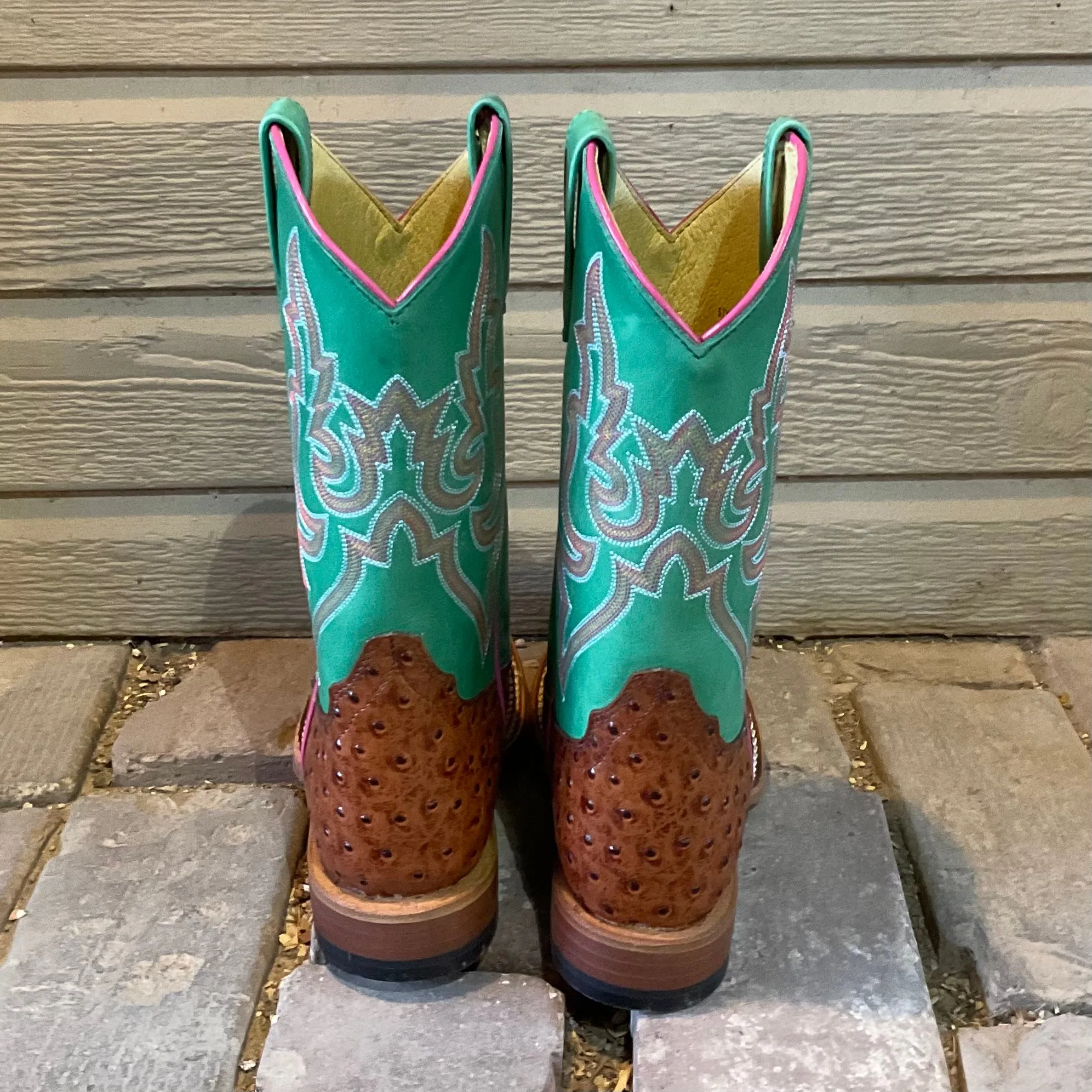 Boot Ostrich Green Mk9163
