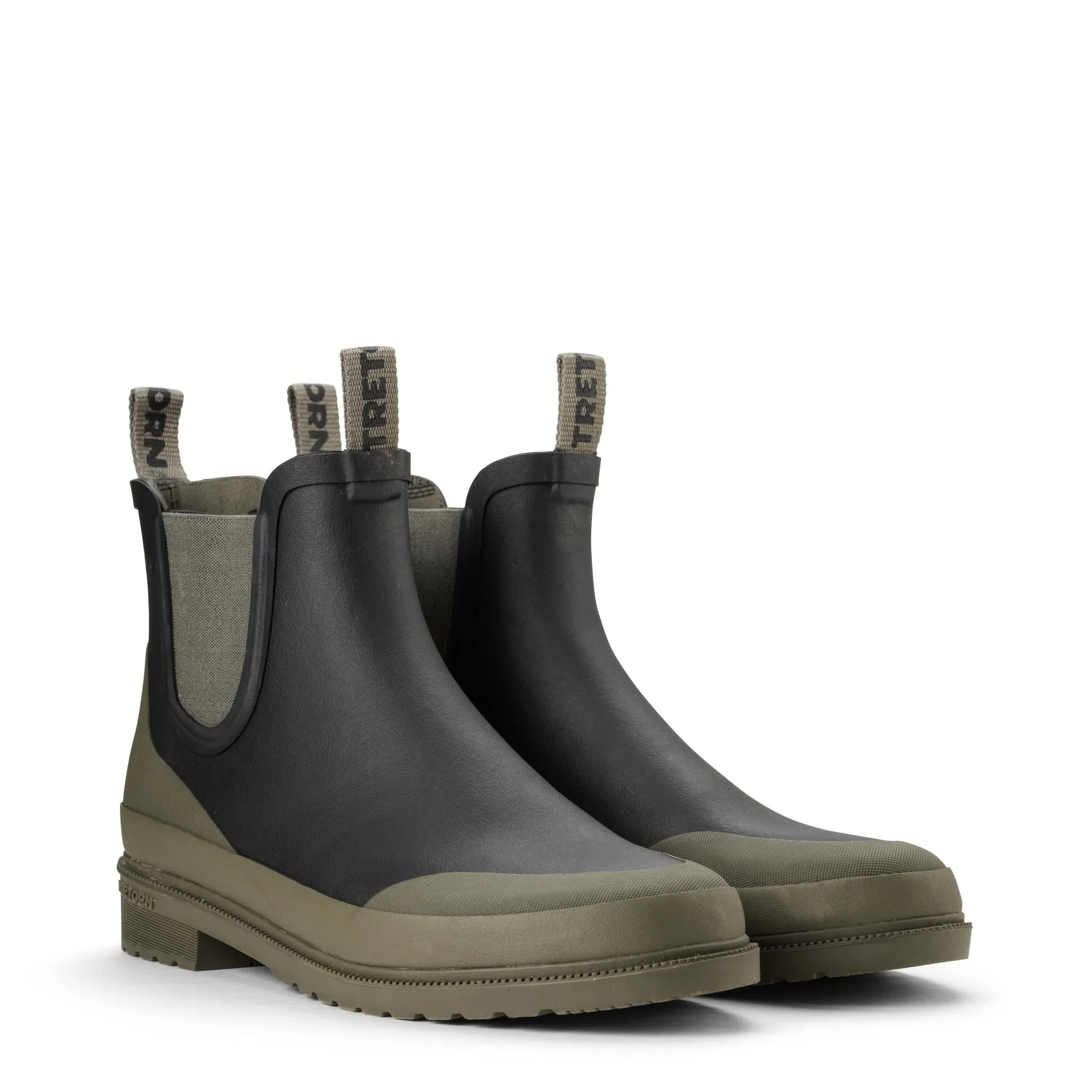 Chelsea Off Road Boot (Black   Green)