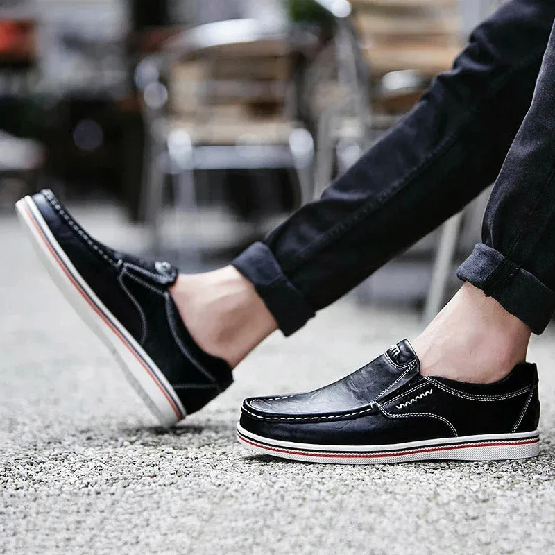 Deckhand Genuine Leather Loafers