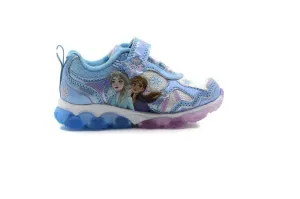 Disney Frozen 2 Girls Lighted Athletic Sneaker, Toddler, Size 9 Blue