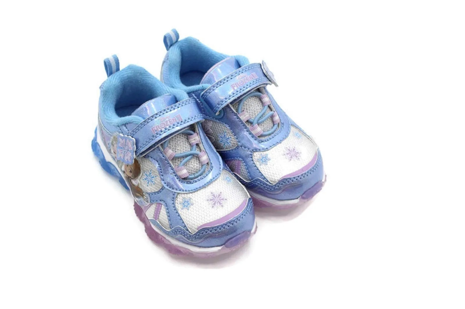 Disney Frozen 2 Girls Lighted Athletic Sneaker, Toddler, Size 9 Blue
