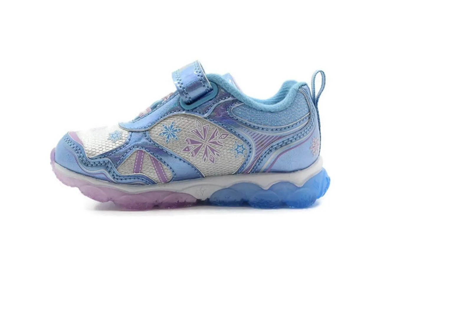 Disney Frozen 2 Girls Lighted Athletic Sneaker, Toddler, Size 9 Blue