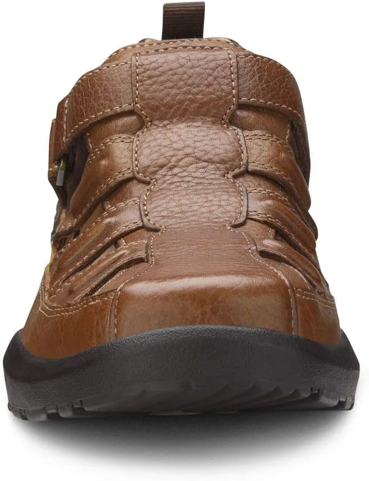 Dr. Comfort Fisherman Men's Therapeutic Diabetic Extra Depth Sandal: Chestnut 9.5 X-Wide (3E/4E)