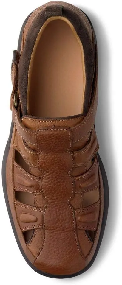 Dr. Comfort Fisherman Men's Therapeutic Diabetic Extra Depth Sandal: Chestnut 9.5 X-Wide (3E/4E)