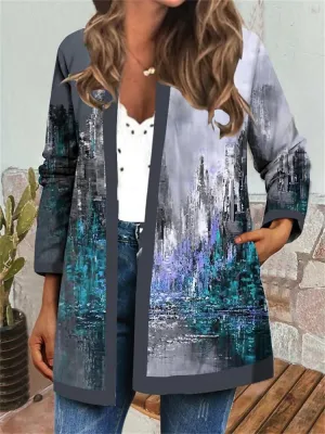 Eleanor I Retro Style Printed Cardigan