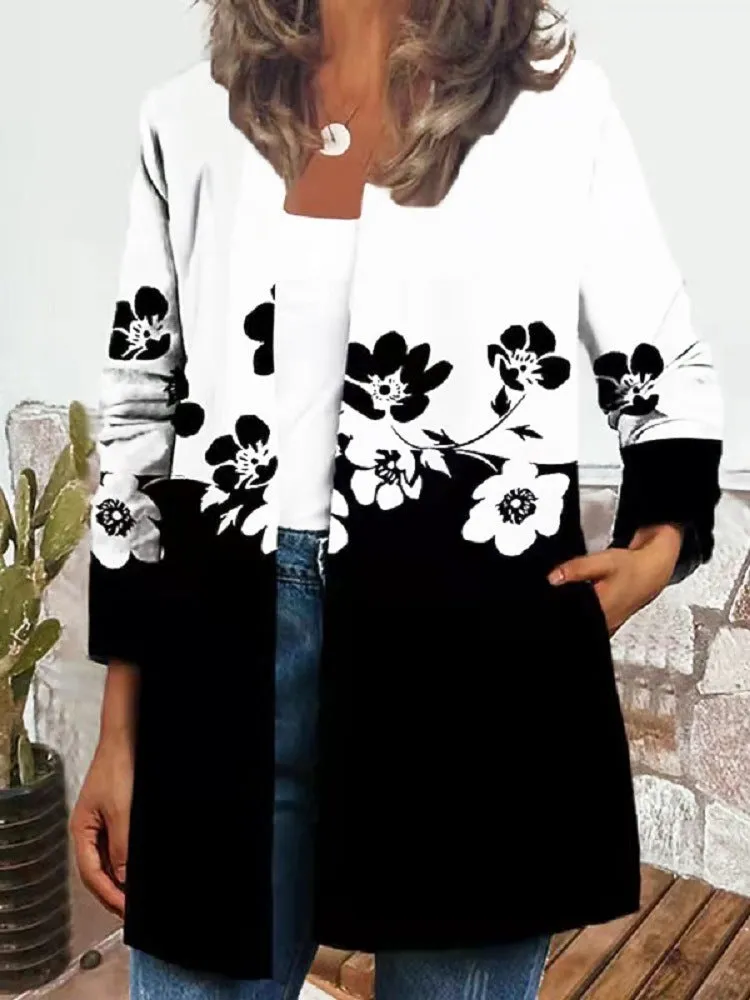 Eleanor I Retro Style Printed Cardigan