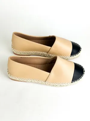 ESPADRILLES PLATS - BEIGE