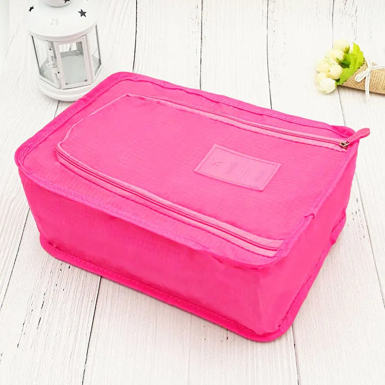 folding solid color small shoe bags.