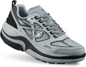 G-DEFY ION Mens Orthopedic Walking Shoe | VersoShock Technology for Pain Associated with Prolonged Standing or Walking | Arch Support | Diabetic Shoes | Wide Shoes | Free Custom Orthotic