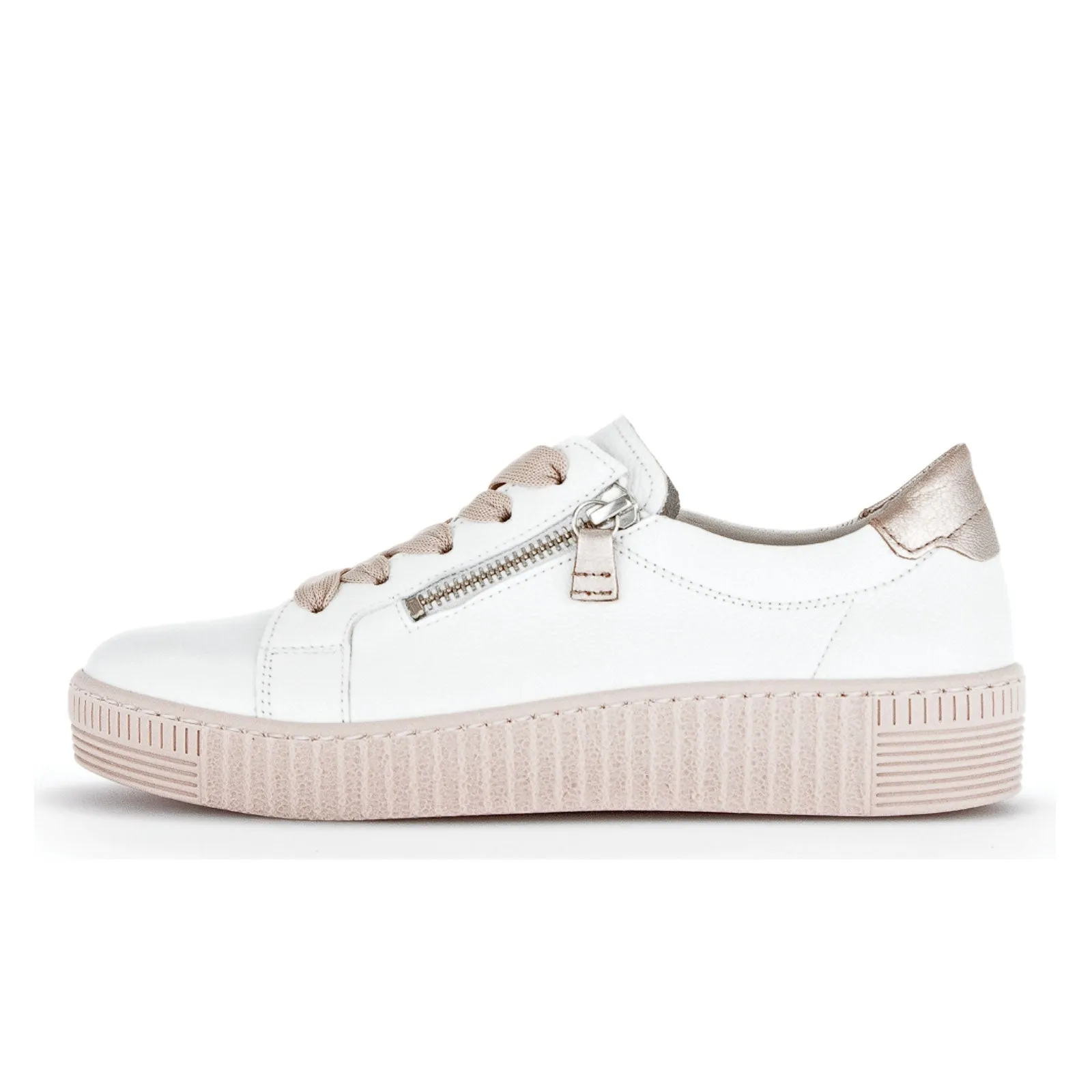 Gabor 63334 Sneaker (Women) - Cervo/Metallic Weiss