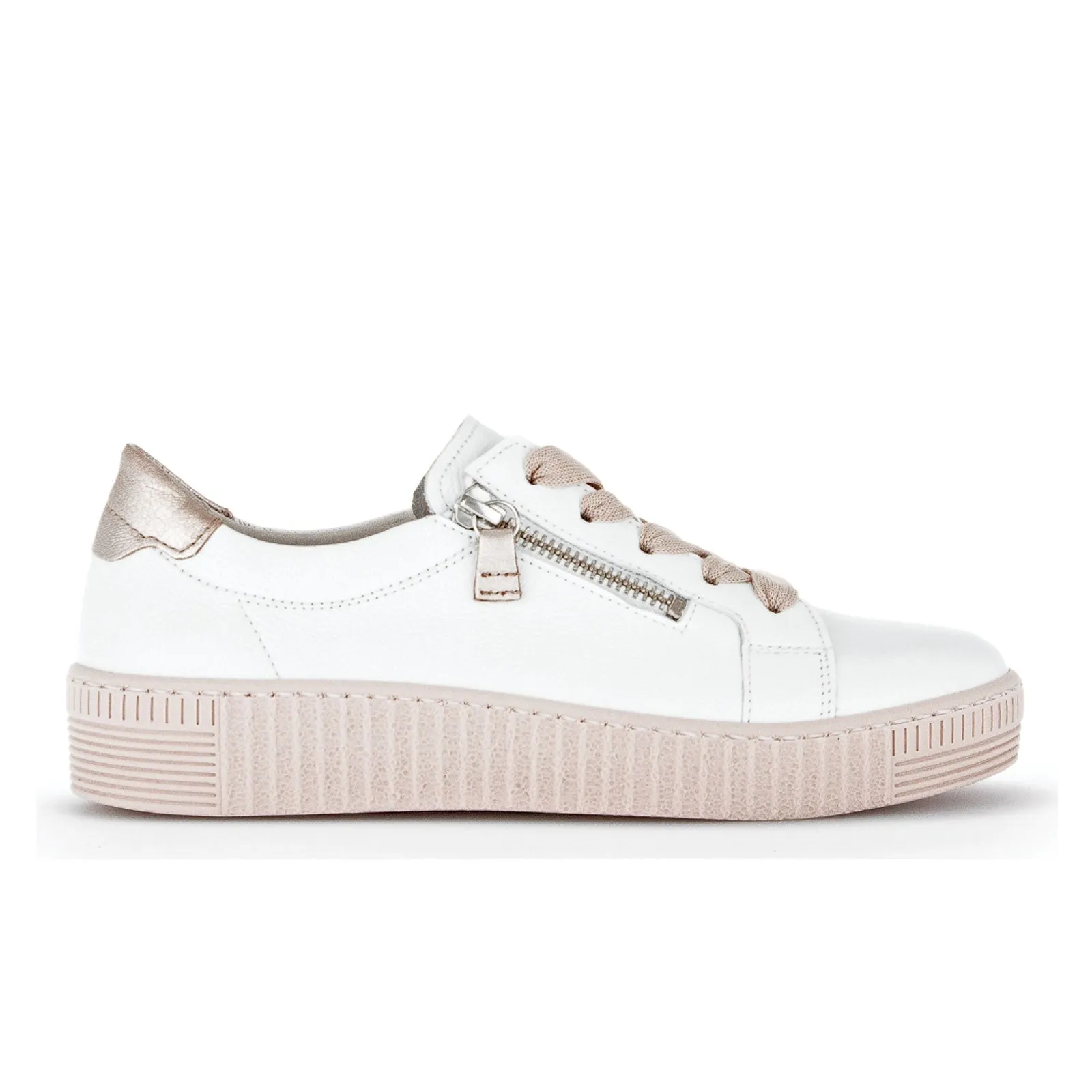 Gabor 63334 Sneaker (Women) - Cervo/Metallic Weiss