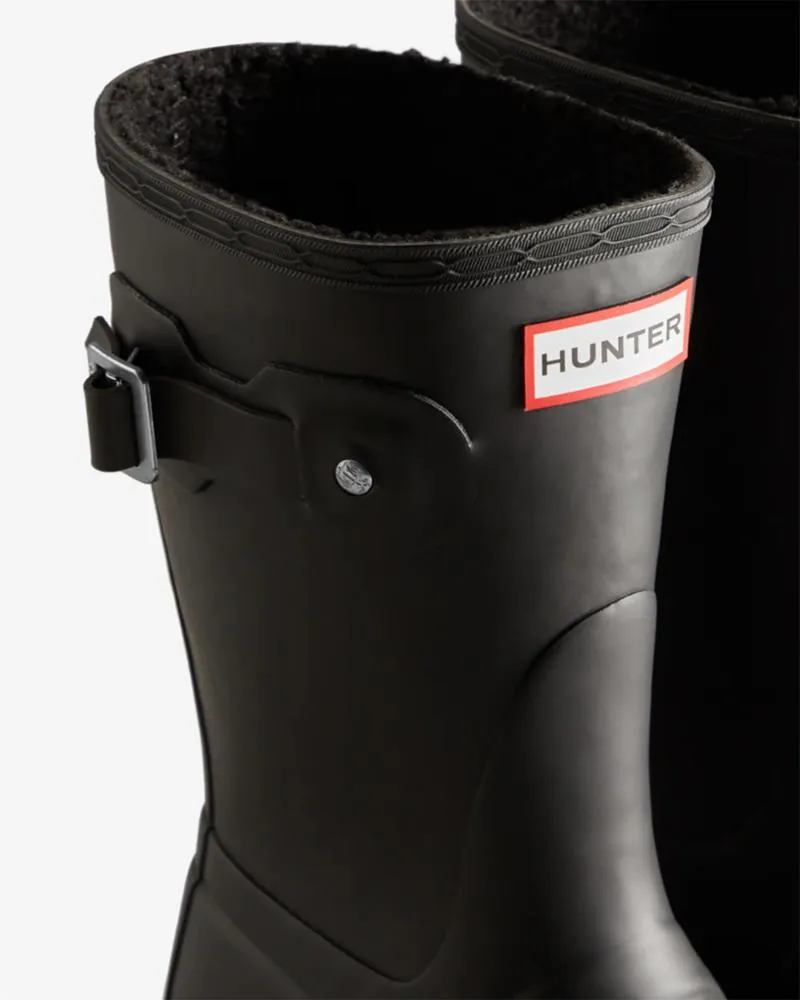 Hunter Women WOMENS ORIGINAL SHORT INSULATED BOOT BLACK
