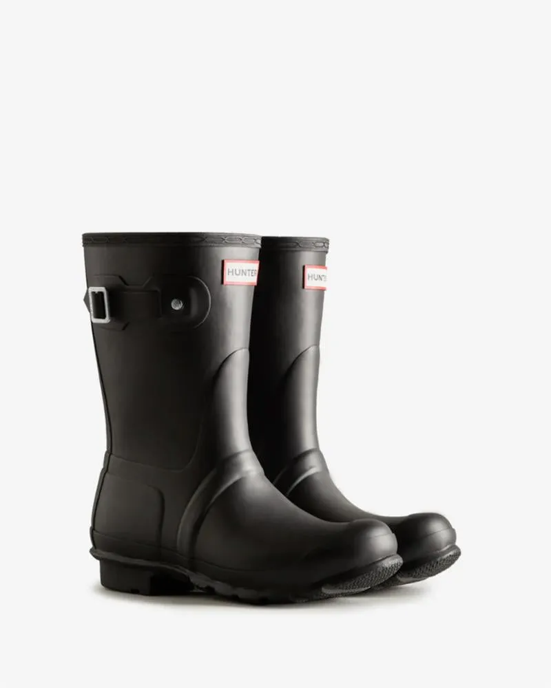 Hunter Women WOMENS ORIGINAL SHORT INSULATED BOOT BLACK