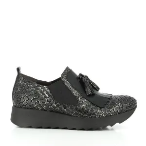 Igualados 2268 Black Slip-On Sneakers
