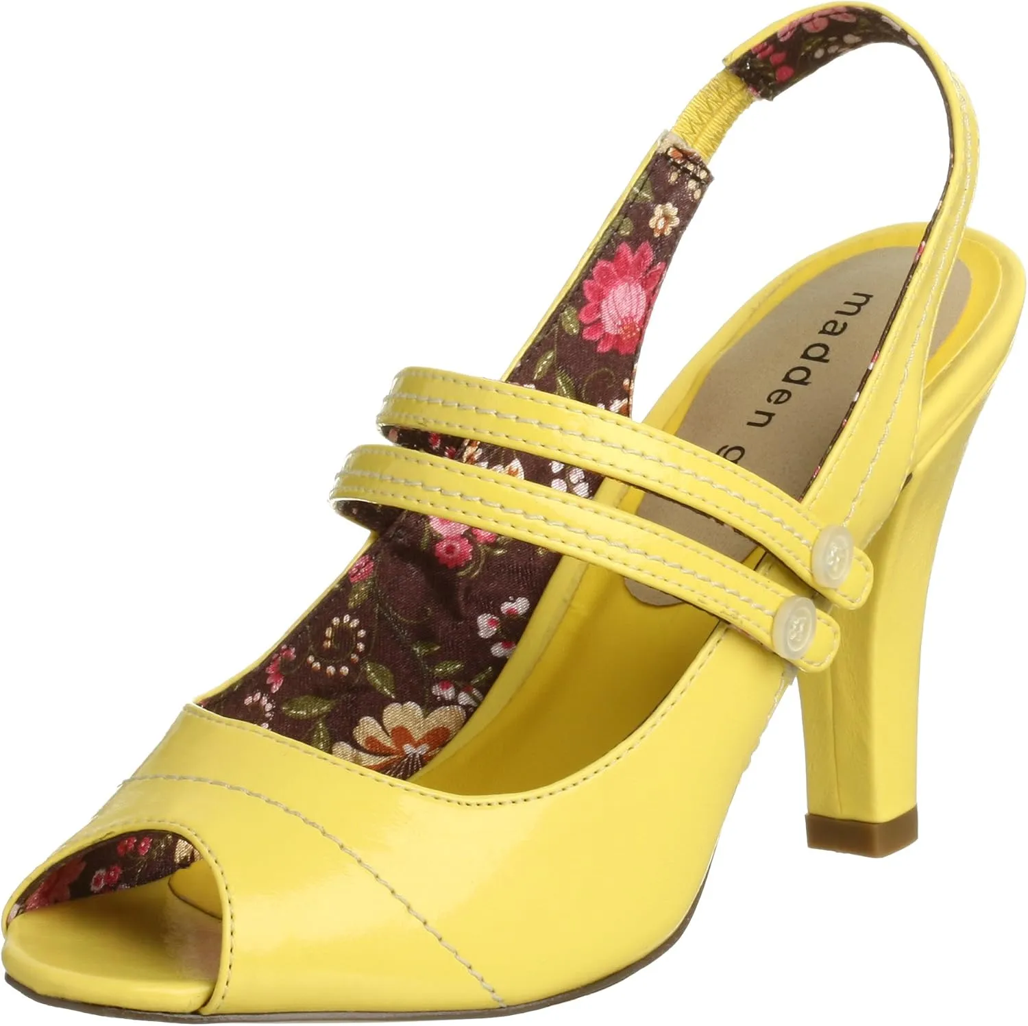 Madden Girl Women's Nemmo Opentoe Mary Jane Slingback
