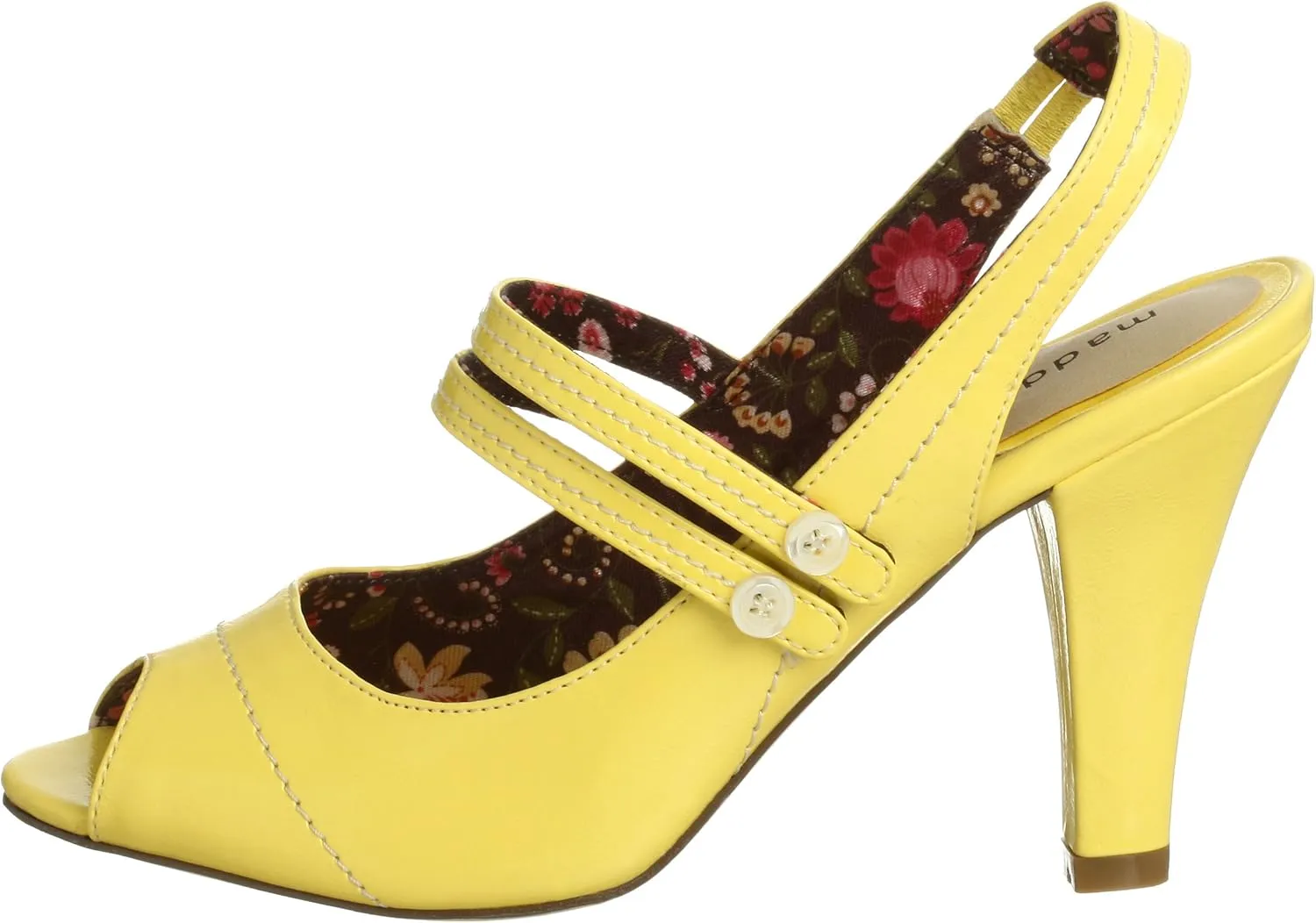 Madden Girl Women's Nemmo Opentoe Mary Jane Slingback