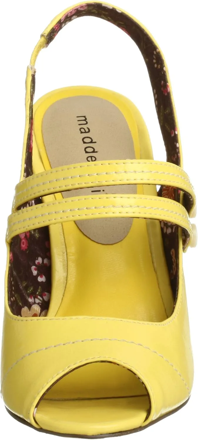 Madden Girl Women's Nemmo Opentoe Mary Jane Slingback