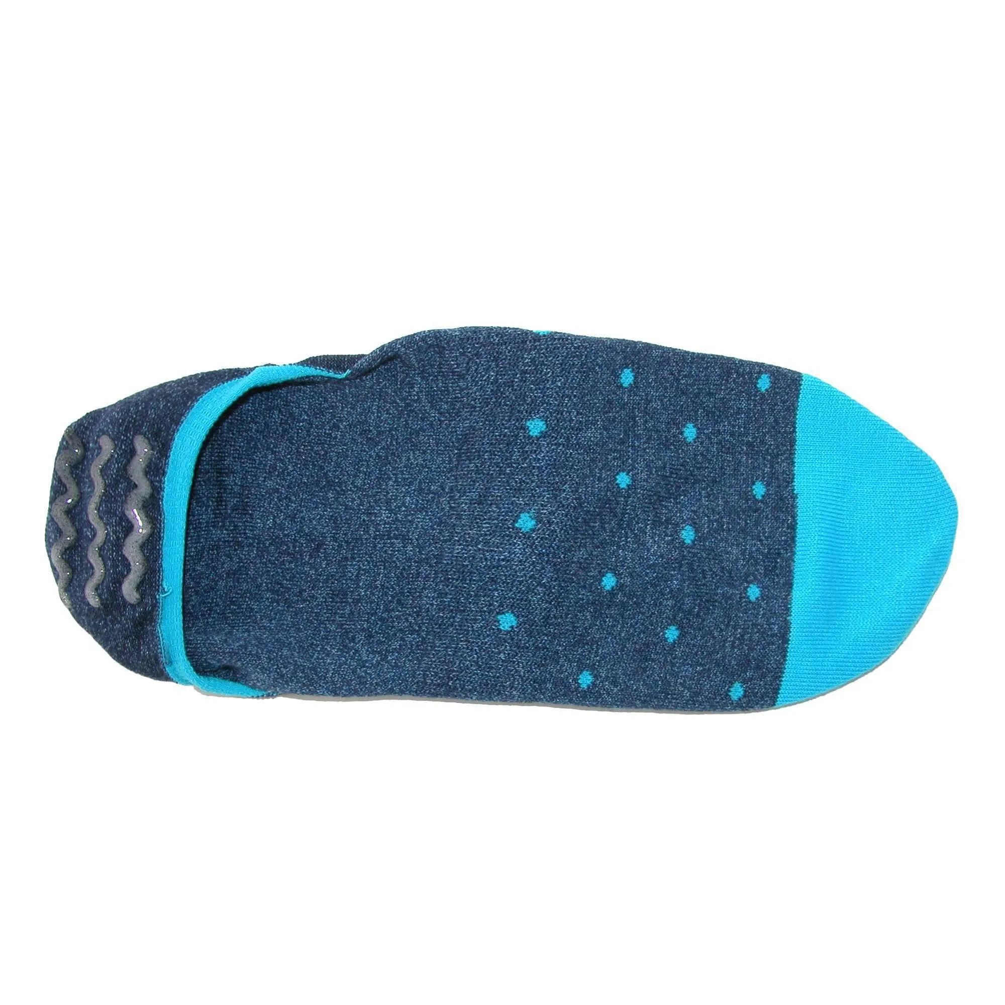 Marcoliani Men's Polka Dot Invisible Touch Liner Sock