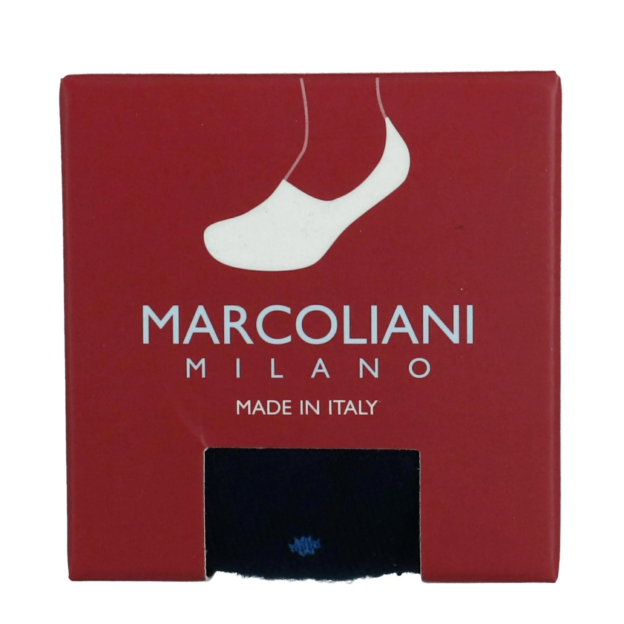 Marcoliani Men's Polka Dot Invisible Touch Liner Sock