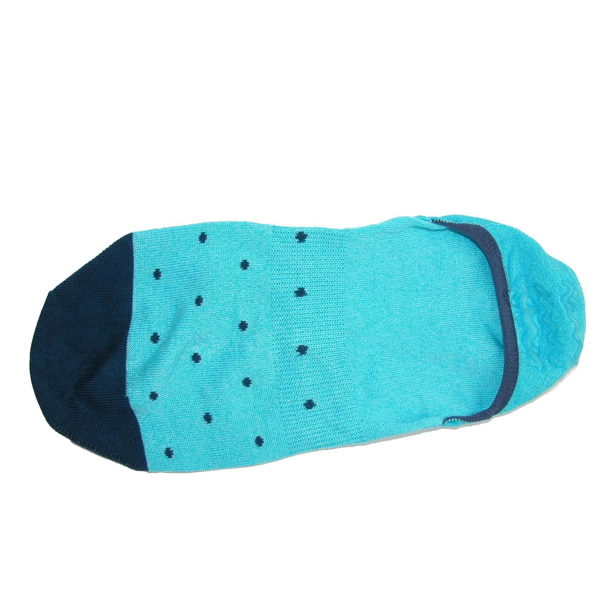 Marcoliani Men's Polka Dot Invisible Touch Liner Sock