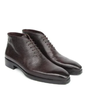 Men Custom Handmade Leather Lace-Up Boots