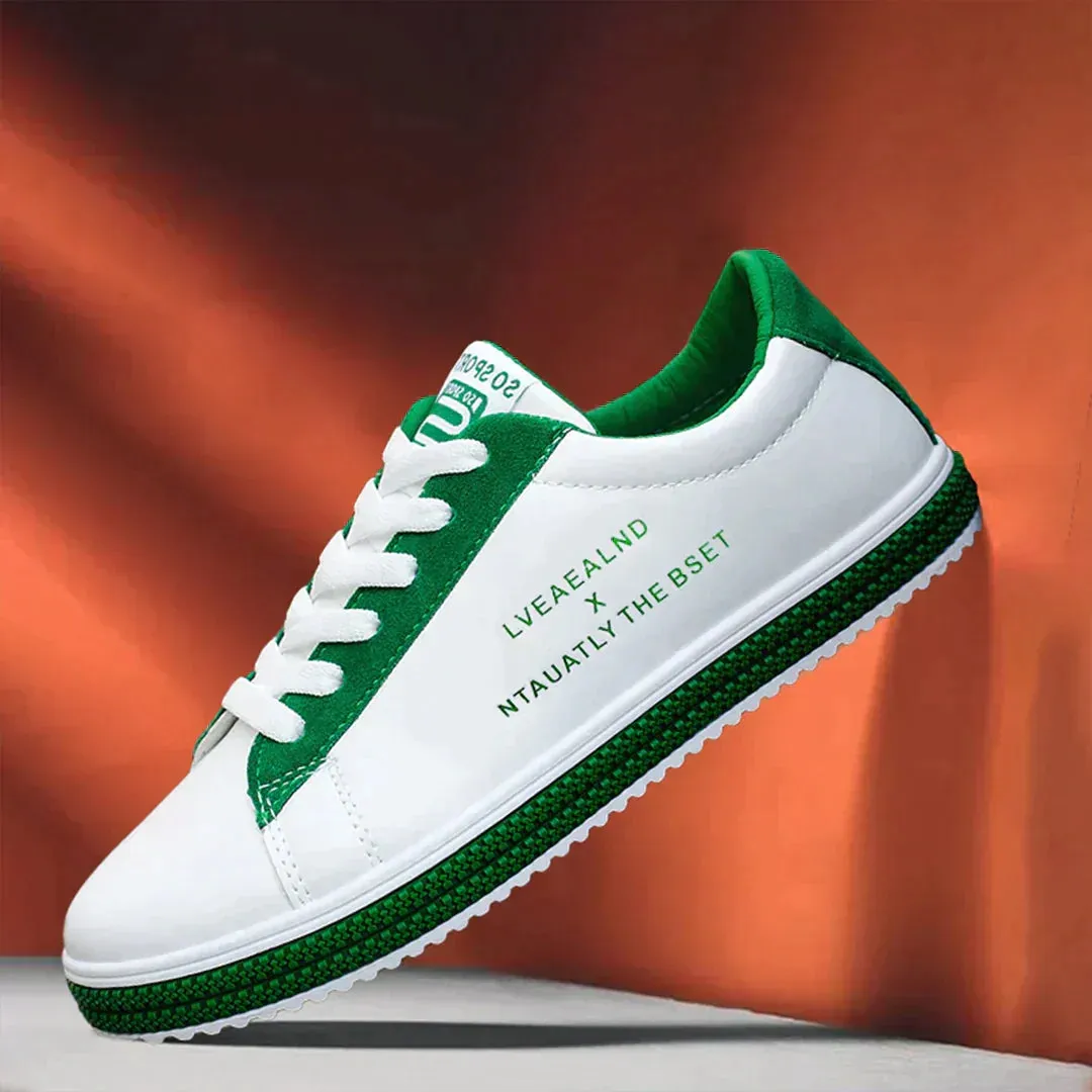 Men's Casual Shoes Comfortable Flats Leather Shoes