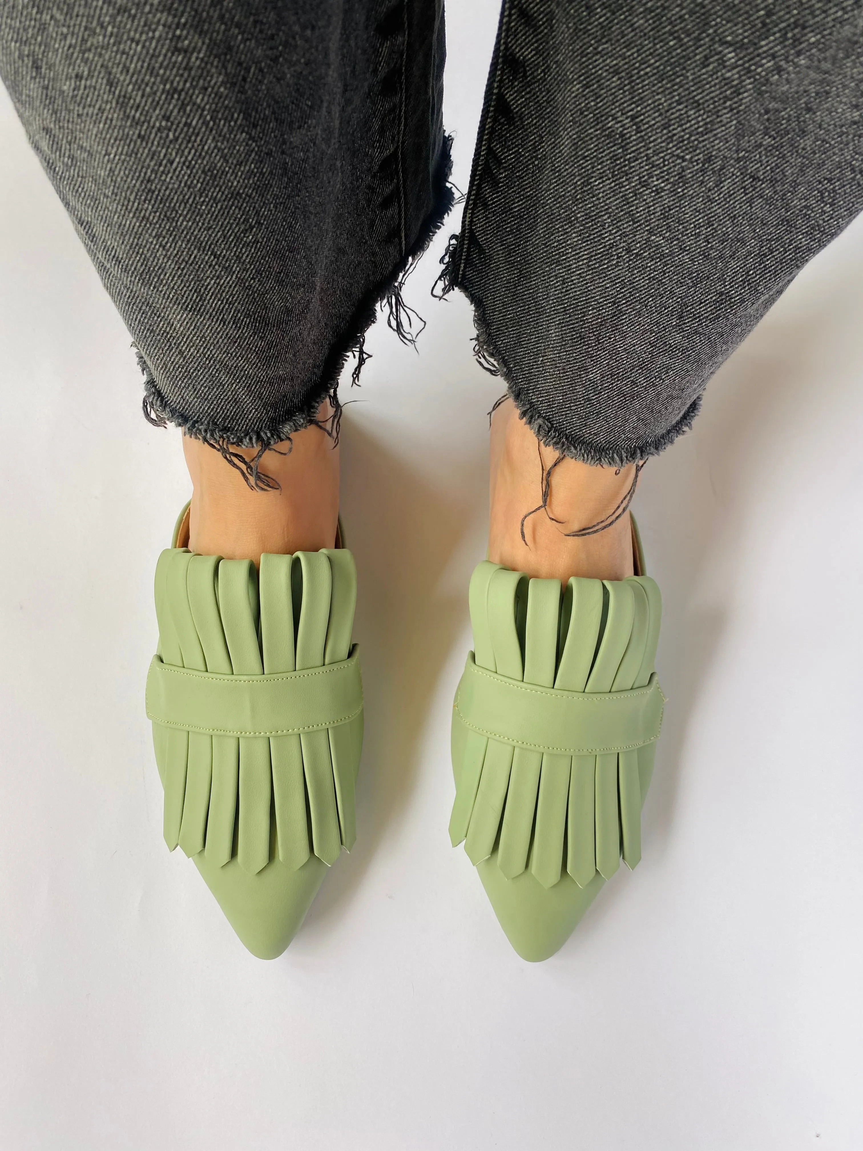 Pistachio Met Gala Mules