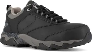 Reebok Work Men's RB1062 Beamer Safety Toe Athletic Work Shoe Black & Grey Trim