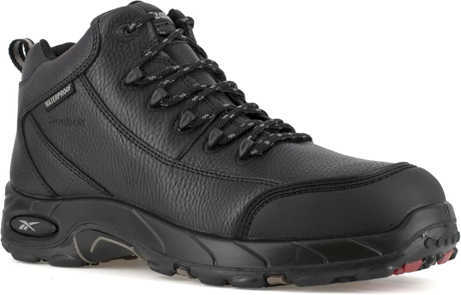 Reebok Work Men's RB4555 Tiahawk Safety Composite Toe Waterproof Sport Work Boot Black