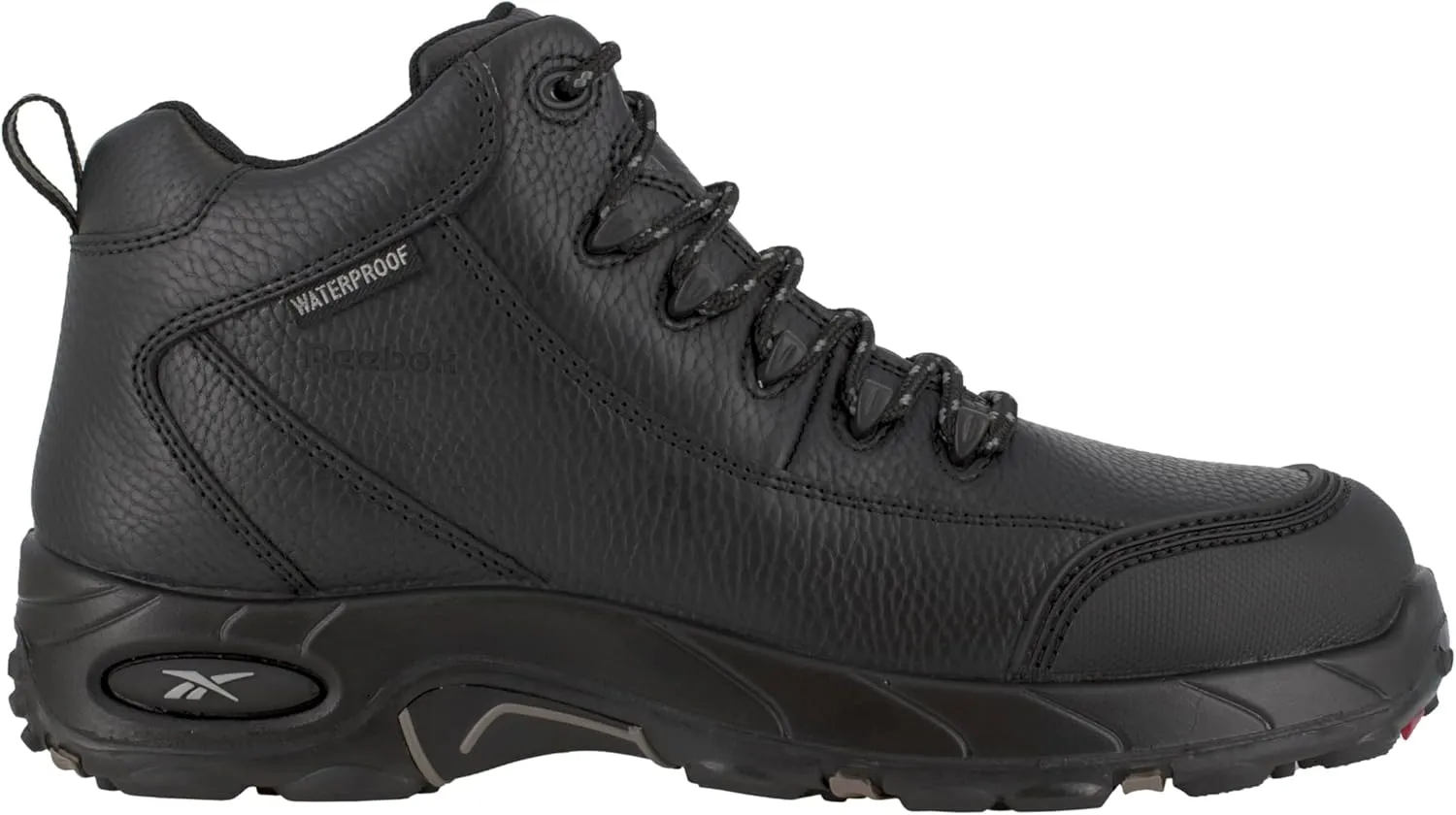 Reebok Work Men's RB4555 Tiahawk Safety Composite Toe Waterproof Sport Work Boot Black