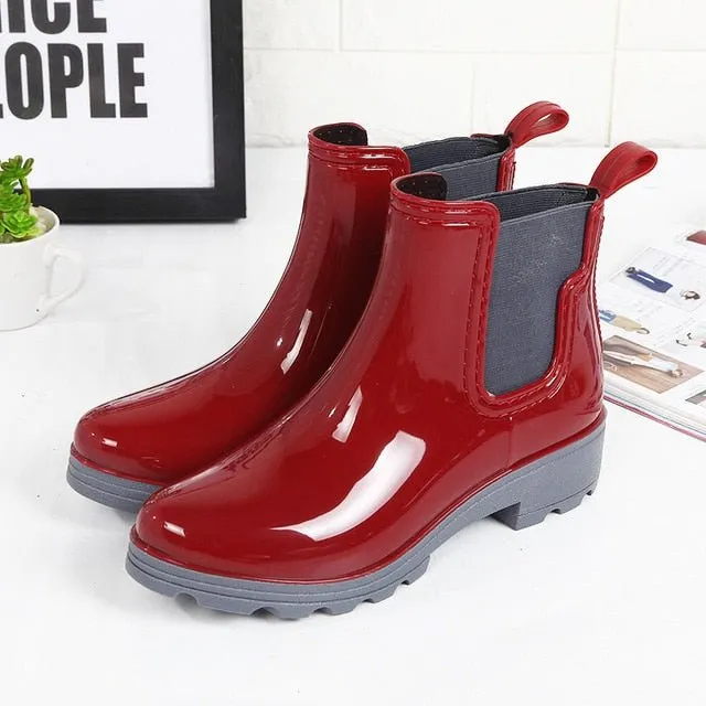 Rubber Waterproof Rain Boots