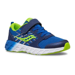 Saucony Wind A/C 2.0 | Blue/Green Kids Youth Sneakers