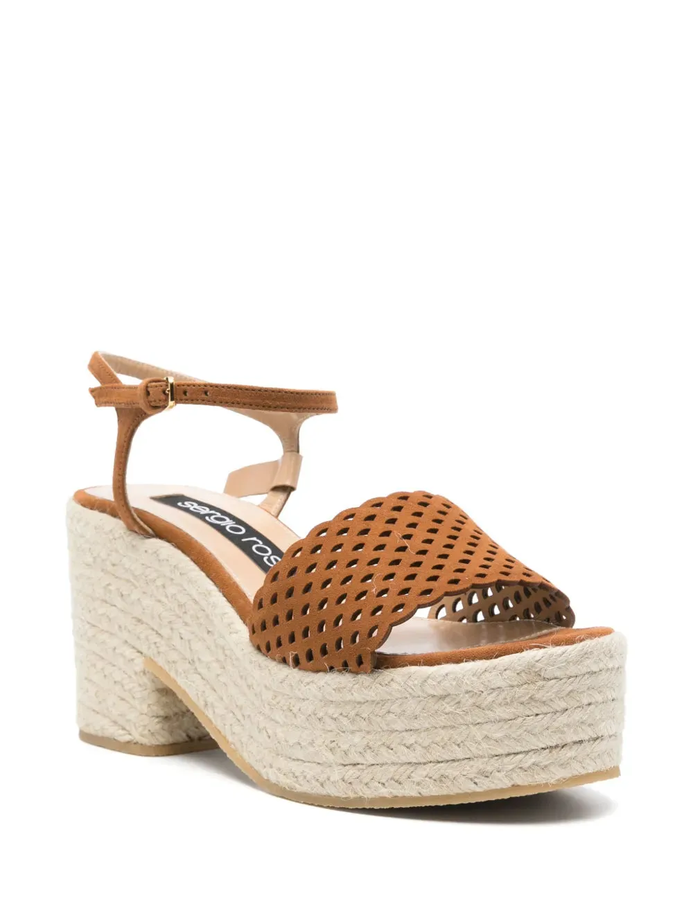 SERGIO ROSSI SUEDE ESPADRILLES
