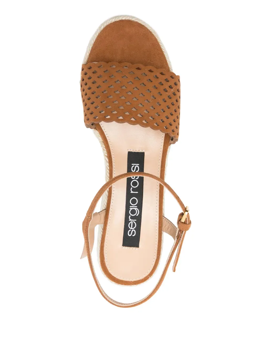 SERGIO ROSSI SUEDE ESPADRILLES