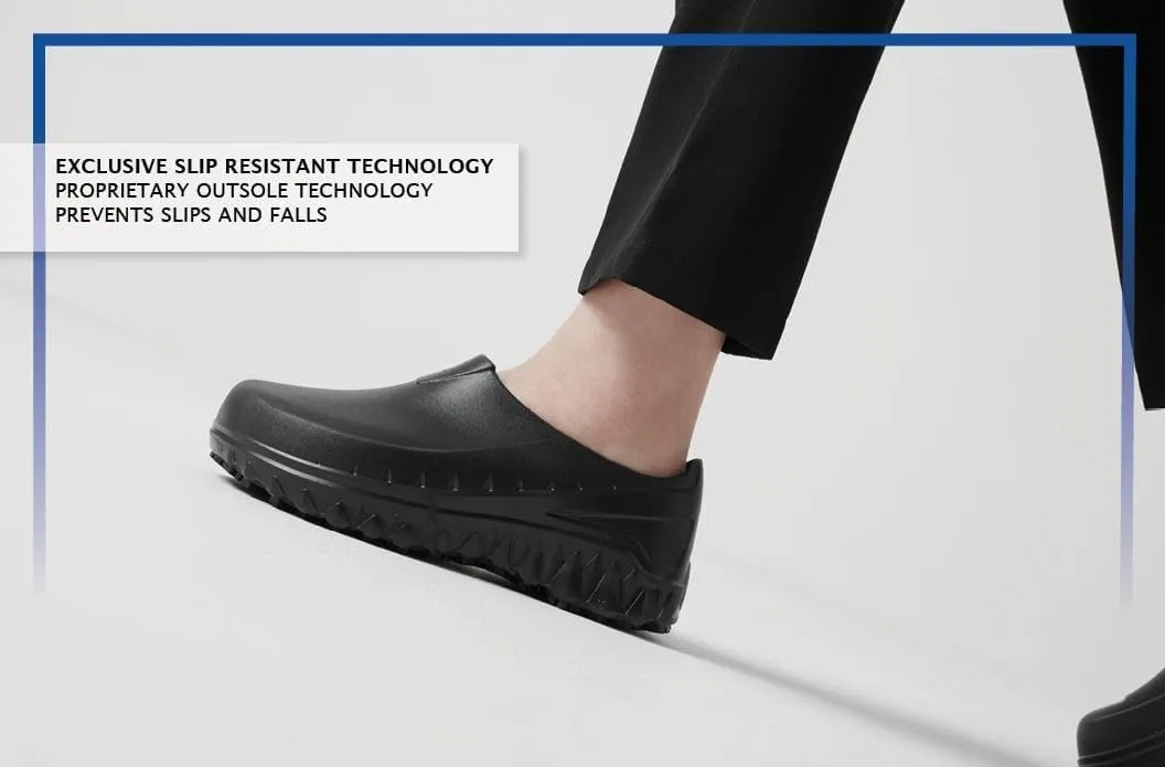 Shoes for Crews Bloodstone, Men's, Women's, Unisex Slip Resistant Food Service Work Clogs, Water Resistant
