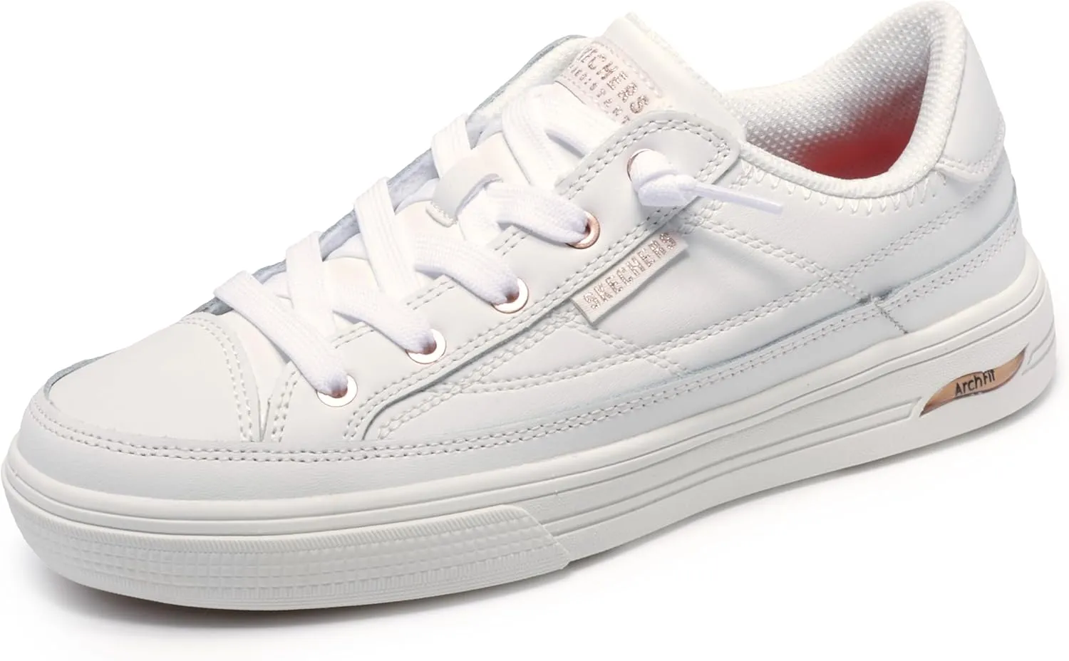 Skechers Women's Arch Fit Arcade Bungee Slip Reistant Health Care Professional Shoe