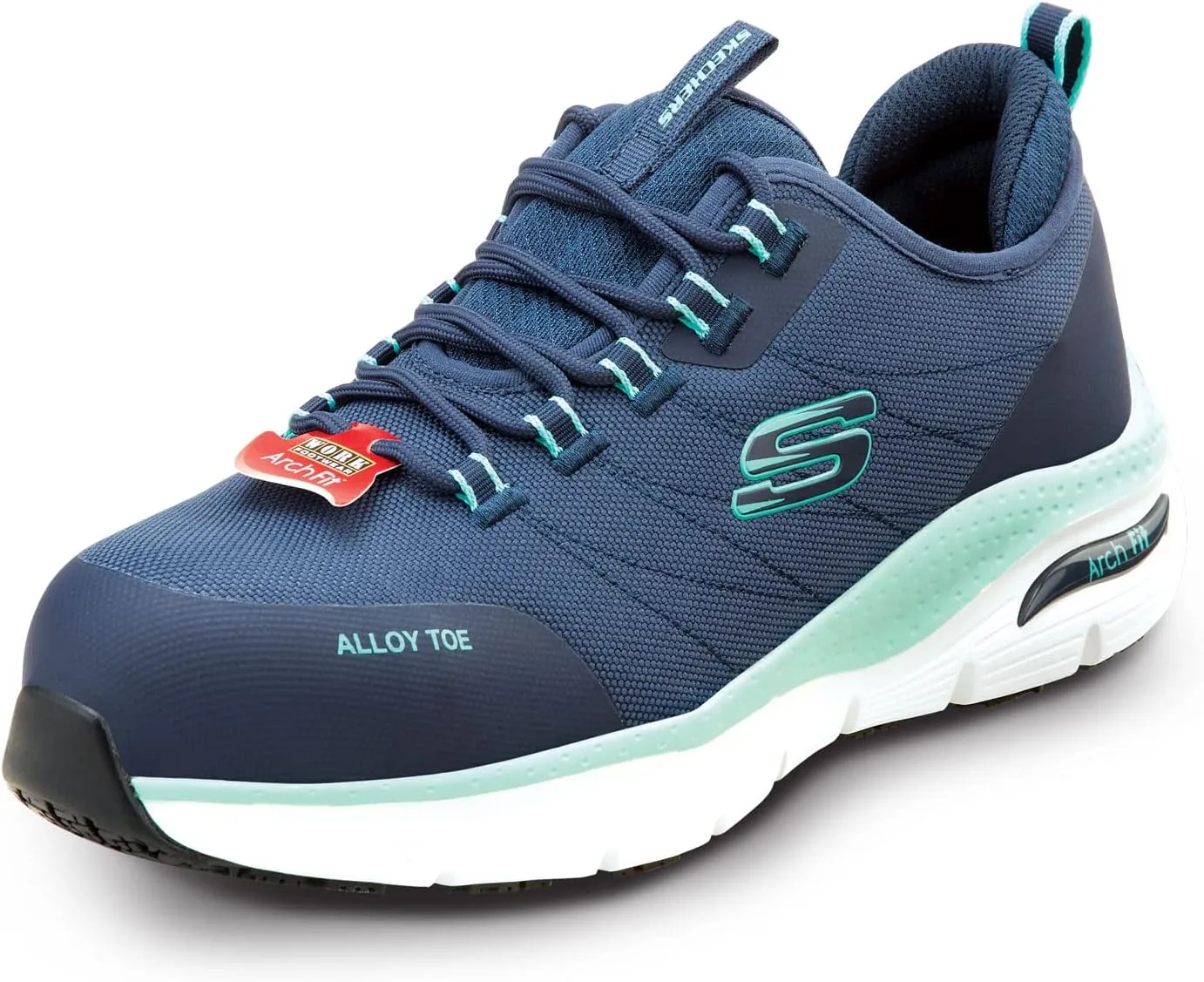 Skechers Work Arch Fit Sadie, Women's, Athletic Style, Alloy Toe, EH, MaxTrax Slip Resistant, Work Shoe