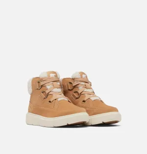 Sorel Women's Sorel Explorer III NW Lace Waterproof Lace-Up Boots-Tawny Buff, Sea Salt