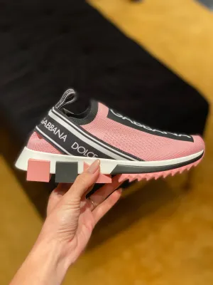 Sorrento Slip-On Sneakers - Pink/Black