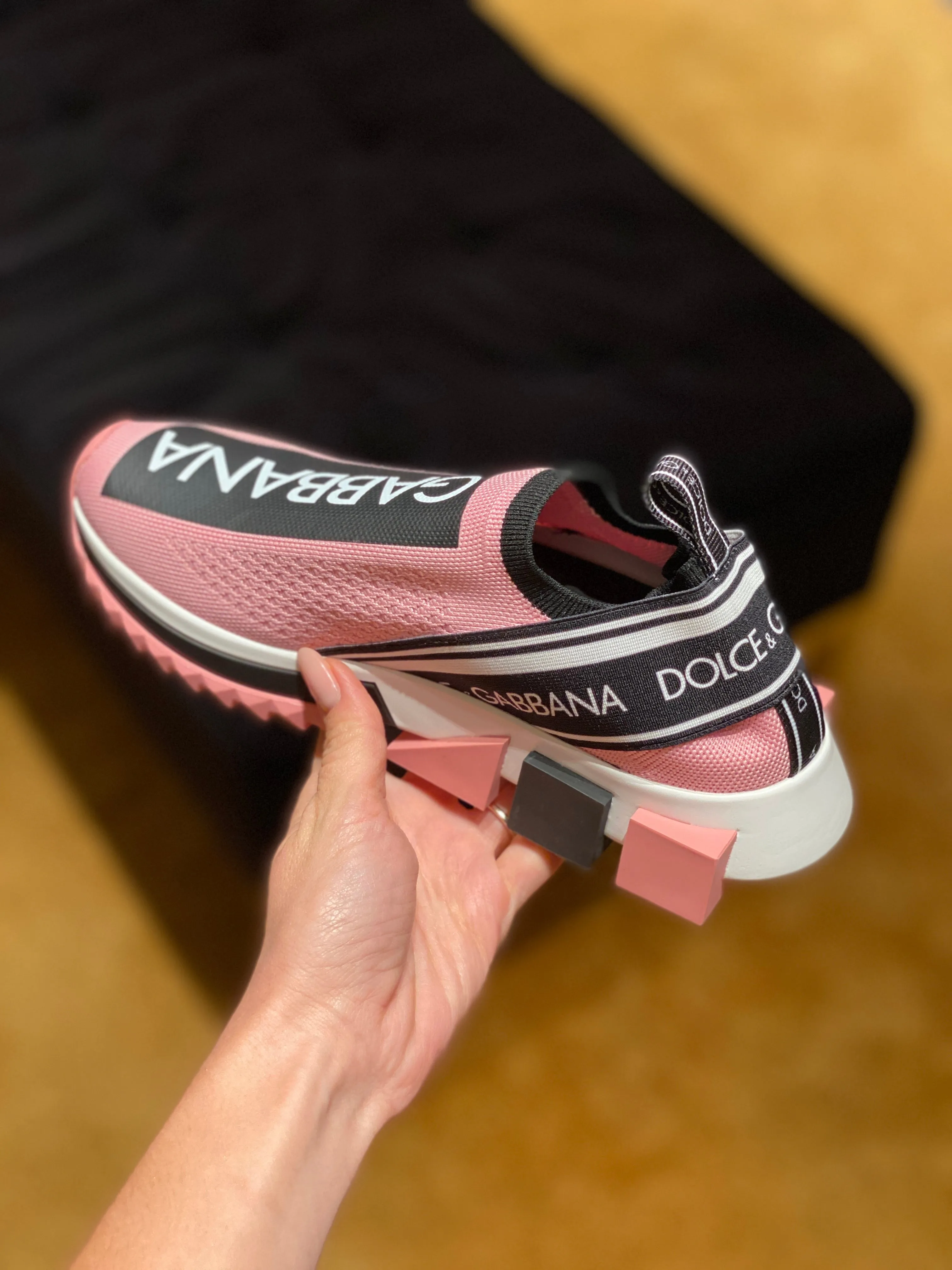 Sorrento Slip-On Sneakers - Pink/Black