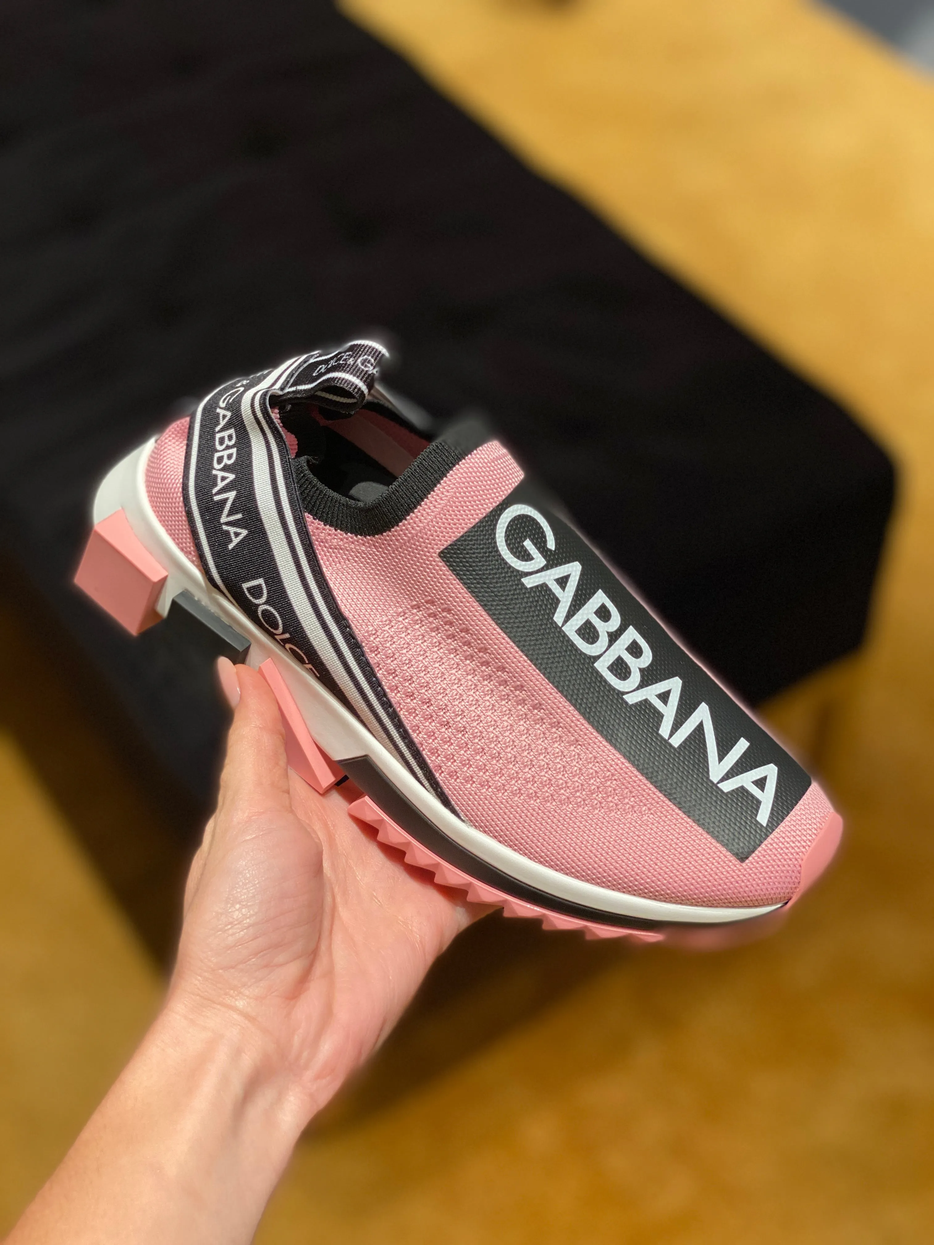 Sorrento Slip-On Sneakers - Pink/Black
