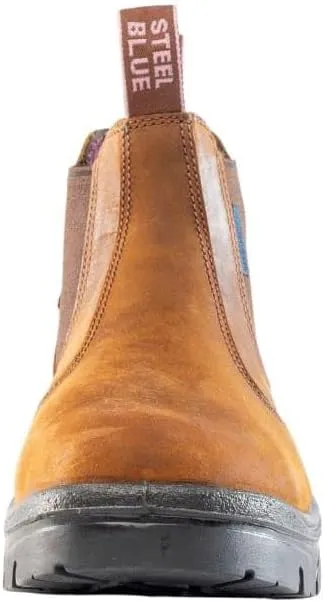 Steel Blue Women's Hobart 6-inch Met/PR Steel Toe Safety Boot, Brown