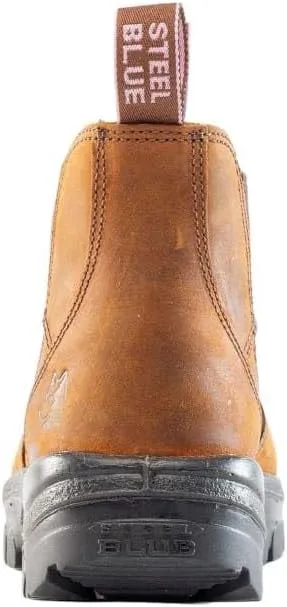 Steel Blue Women's Hobart 6-inch Met/PR Steel Toe Safety Boot, Brown