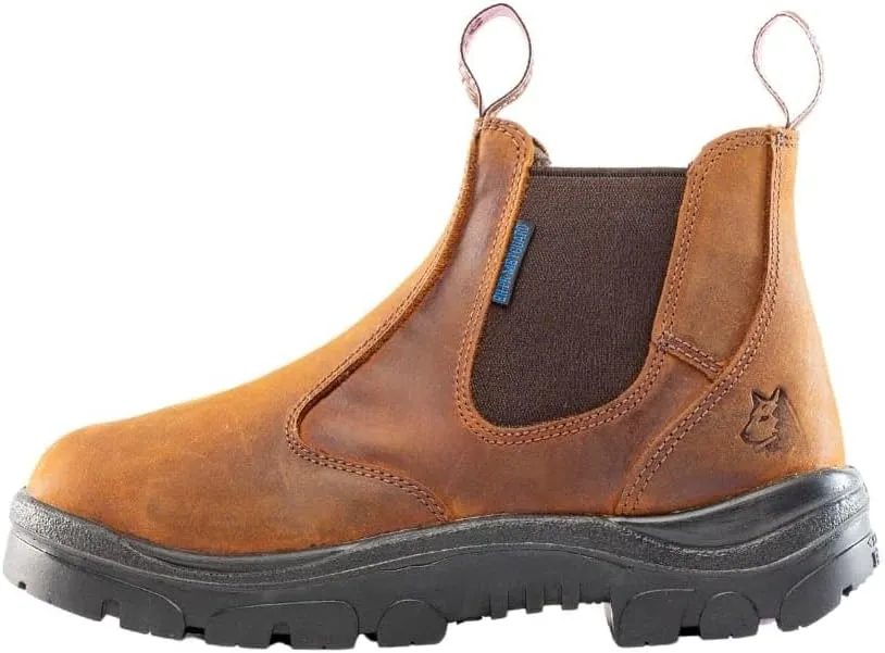 Steel Blue Women's Hobart 6-inch Met/PR Steel Toe Safety Boot, Brown