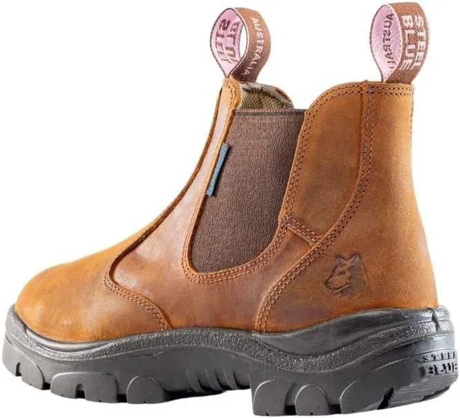 Steel Blue Women's Hobart 6-inch Met/PR Steel Toe Safety Boot, Brown